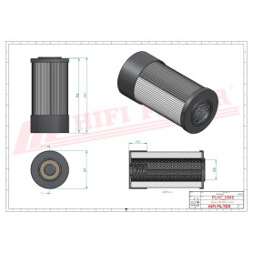 FILTRE HYDRAULIQUE RÉF. SH63476 - HIFI FILTER