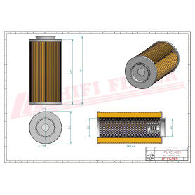 FILTRE HYDRAULIQUE RÉF. SH65015 - HIFI FILTER