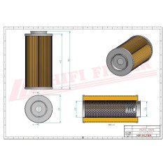 FILTRE HYDRAULIQUE RÉF. SH65015 - HIFI FILTER FILTRE HYDRAULIQUE RÉF. SH65015 - HIFI FILTER