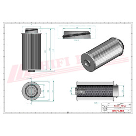 FILTRE HYDRAULIQUE RÉF. SH66275 - HIFI FILTER