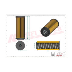 FILTRE HYDRAULIQUE RÉF. SH66330V - HIFI FILTER FILTRE HYDRAULIQUE RÉF. SH66330V - HIFI FILTER