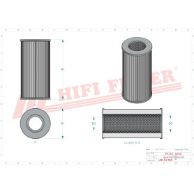 FILTRE HYDRAULIQUE RÉF. SH67044 - HIFI FILTER