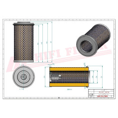 FILTRE HYDRAULIQUE RÉF. SH68002 - HIFI FILTER FILTRE HYDRAULIQUE RÉF. SH68002 - HIFI FILTER