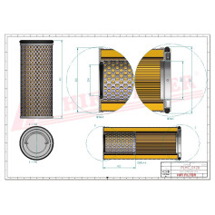 FILTRE HYDRAULIQUE RÉF. SH68160 - HIFI FILTER