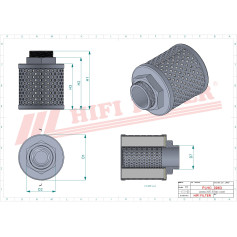 FILTRE HYDRAULIQUE RÉF. SH77152 - HIFI FILTER FILTRE HYDRAULIQUE RÉF. SH77152 - HIFI FILTER