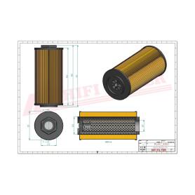 FILTRE HYDRAULIQUE RÉF. SH77572 - HIFI FILTER