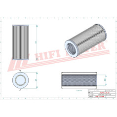 FILTRE HYDRAULIQUE RÉF. SH84015 - HIFI FILTER FILTRE HYDRAULIQUE RÉF. SH84015 - HIFI FILTER