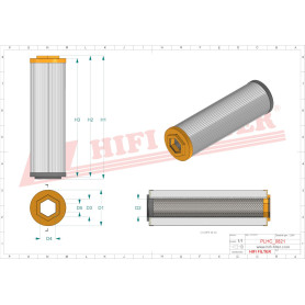 FILTRE HYDRAULIQUE RÉF. SH93448 - HIFI FILTER