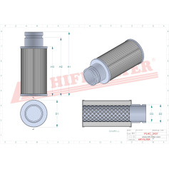 FILTRE HYDRAULIQUE RÉF. SH93460 - HIFI FILTER FILTRE HYDRAULIQUE RÉF. SH93460 - HIFI FILTER