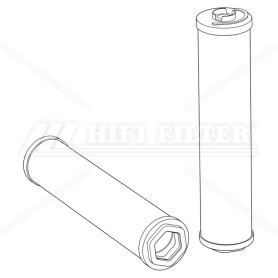 Filtre hydraulique HIFI SH93502 pour Bomford