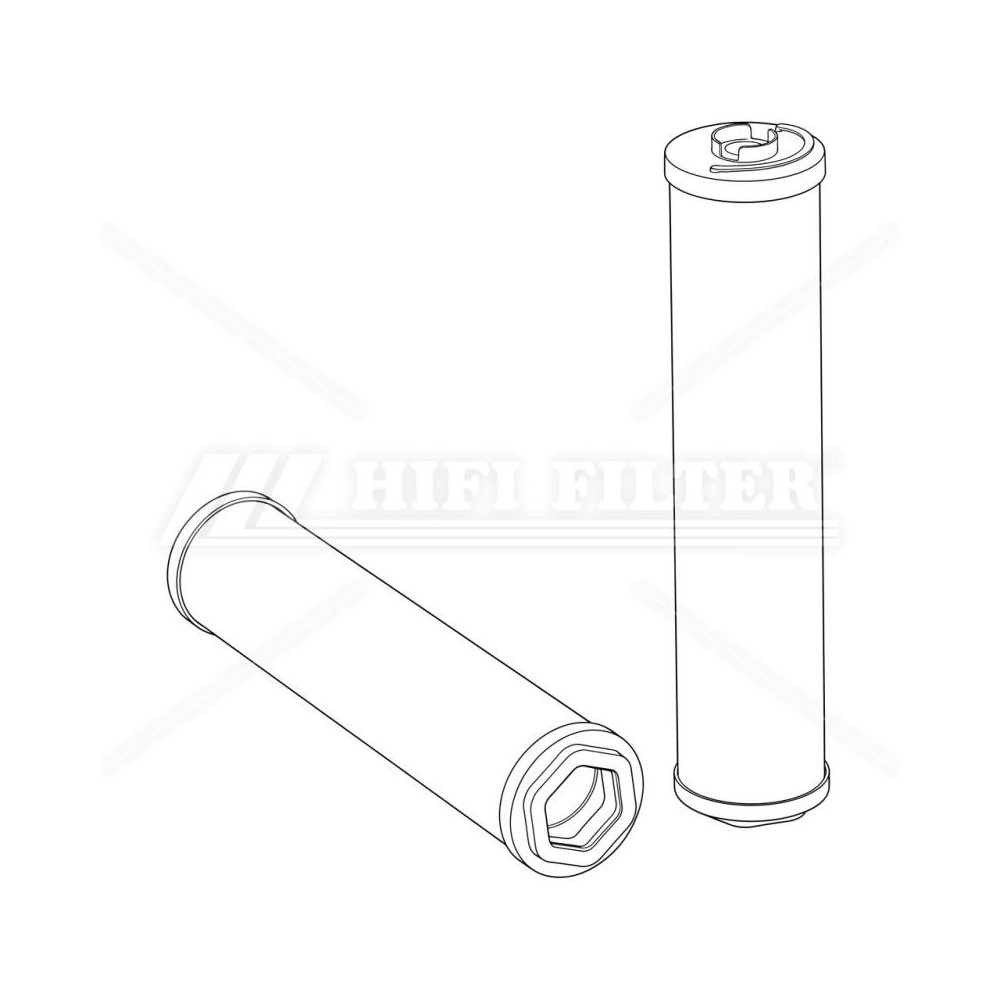 Filtre hydraulique HIFI SH93502 pour Bomford