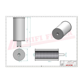 FILTRE A GASOIL RÉF. SN70114 - HIFI FILTER
