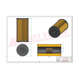 FILTRE A GASOIL RÉF. SN70247 - HIFI FILTER