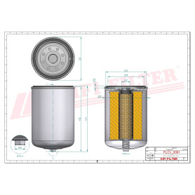 FILTRE A GASOIL RÉF. SN70383 - HIFI FILTER