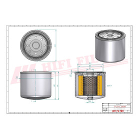 FILTRE A GASOIL RÉF. SN7270 - HIFI FILTER