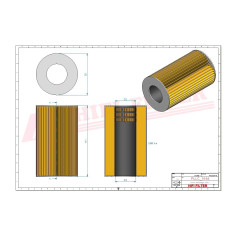 FILTRE A HUILE RÉF. SO7220 - HIFI FILTER FILTRE A HUILE RÉF. SO7220 - HIFI FILTER