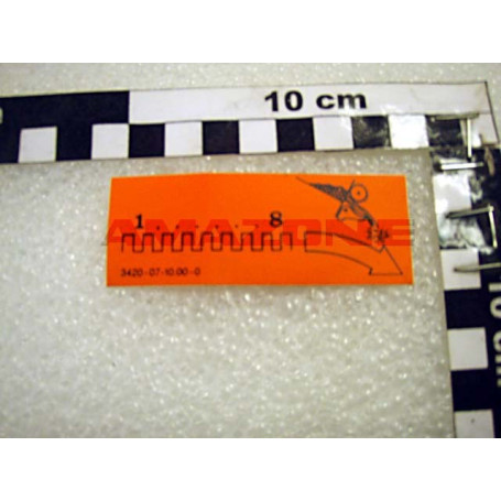 AUTOCOLLANT 8 CLAPET FOND Réf. 0682700 AMAZONE