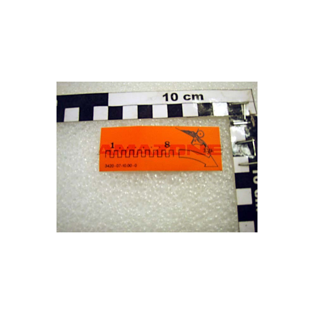 Autocollant 8 clapet fond 0682700 Amazone