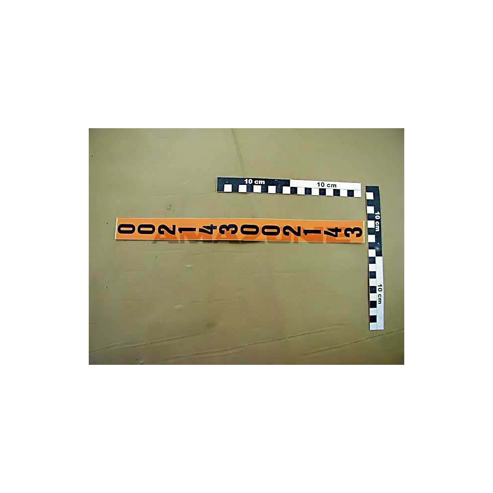 Autocollant 6 pas. 002165 0742700 Amazone