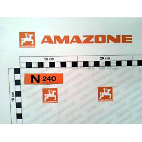 Autocollant N 240 ZA-U 0883700 Amazone