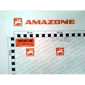Autocollant OS 20-28 260 MM 0958700 Amazone