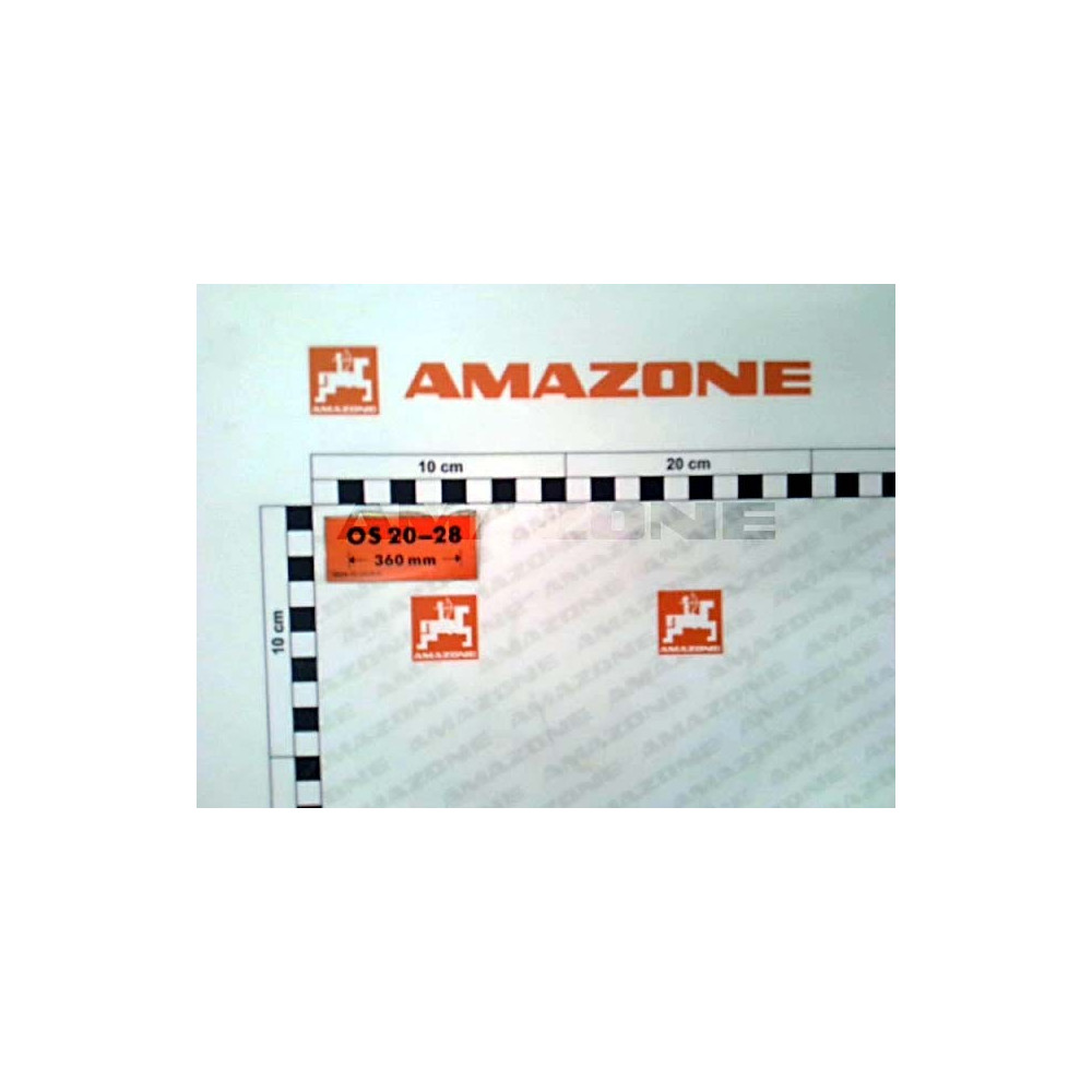 Autocollant OS 20-28 260 MM 0958700 Amazone