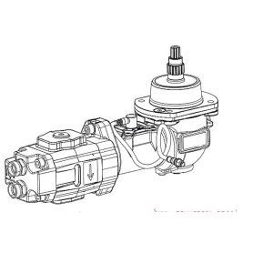 Moteur hyd.gauche cplt 107617 Amazone