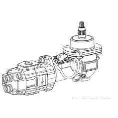 Moteur hyd.gauche cplt Réf. 107617 - AMAZONE Moteur hyd.gauche cplt Réf. 107617 - AMAZONE