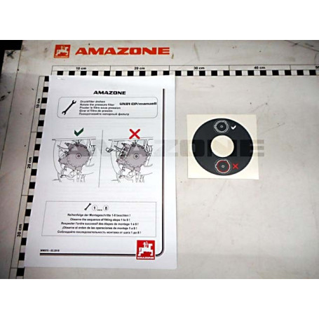 Kit fermeture filtre pression Réf. 110588 - AMAZONE Kit fermeture filtre pression Réf. 110588 - AMAZONE