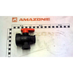 Vanne 3 voies 3/4" boisseau plastiq Réf. 110793 - AMAZONE Vanne 3 voies 3/4" boisseau plastiq Réf. 110793 - AMAZONE