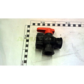 Vanne 3 voies 3/4" A billes V2A 110796 Amazone