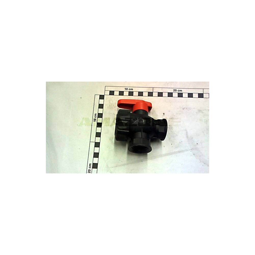 Vanne 3 voies 3/4" A billes V2A 110796 Amazone