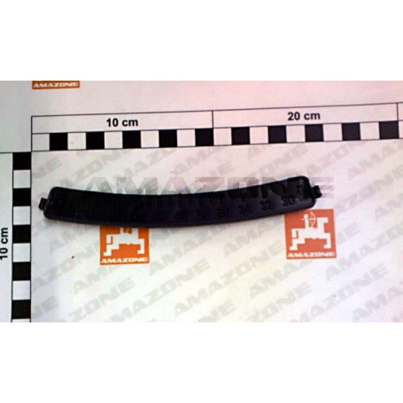 Reglette noir gauche 30 A 50 ZAX Réf. 114898 - AMAZONE