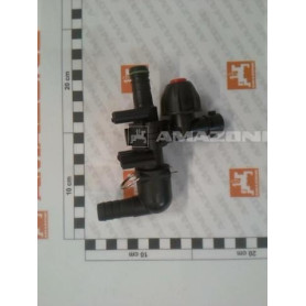Porte buse cplt avec raccord court 124434 Amazone