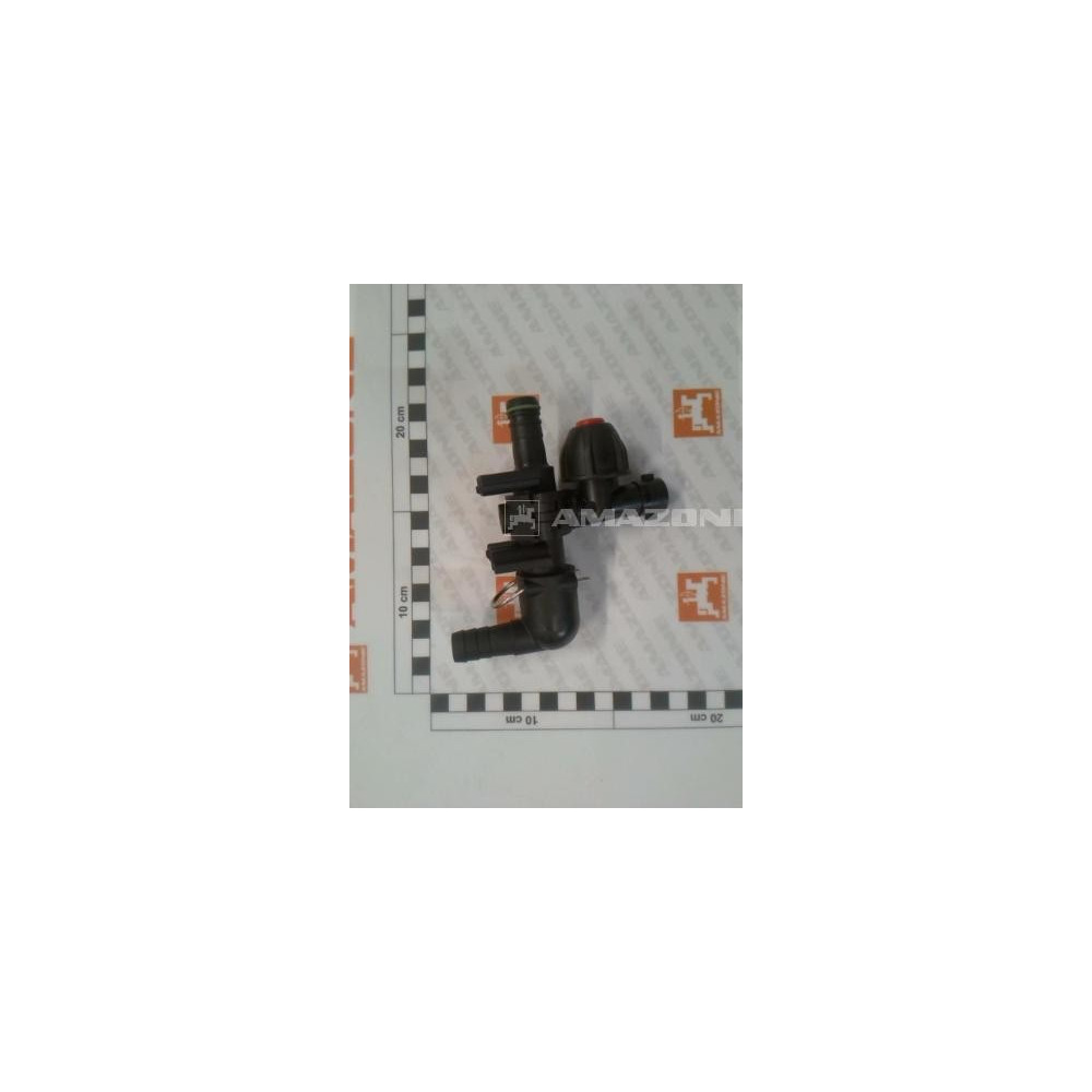 Porte buse cplt avec raccord court 124434 Amazone