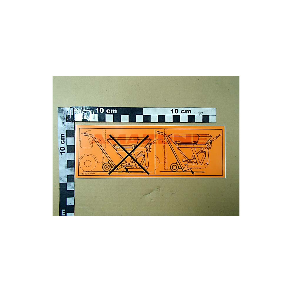 Autocollant ZA-TRANSPORT 148000200400 Amazone
