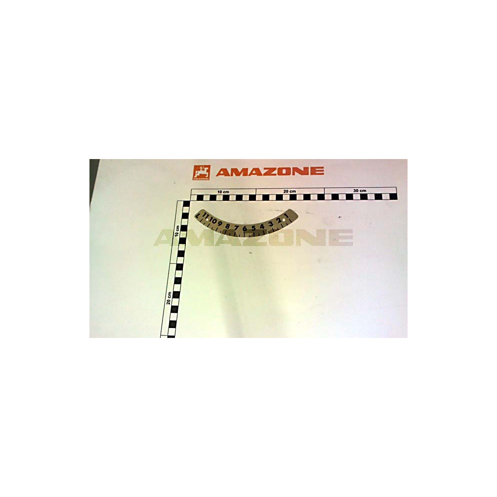 Reglette de reglage droite 1863110 Amazone