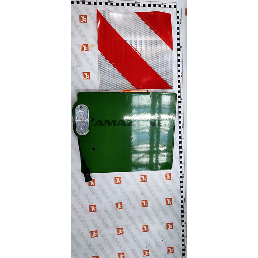 Plaque signalisation AV droit cplt 215995 Amazone