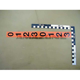 Autocollant 4 passages trappes inox 3630200 Amazone