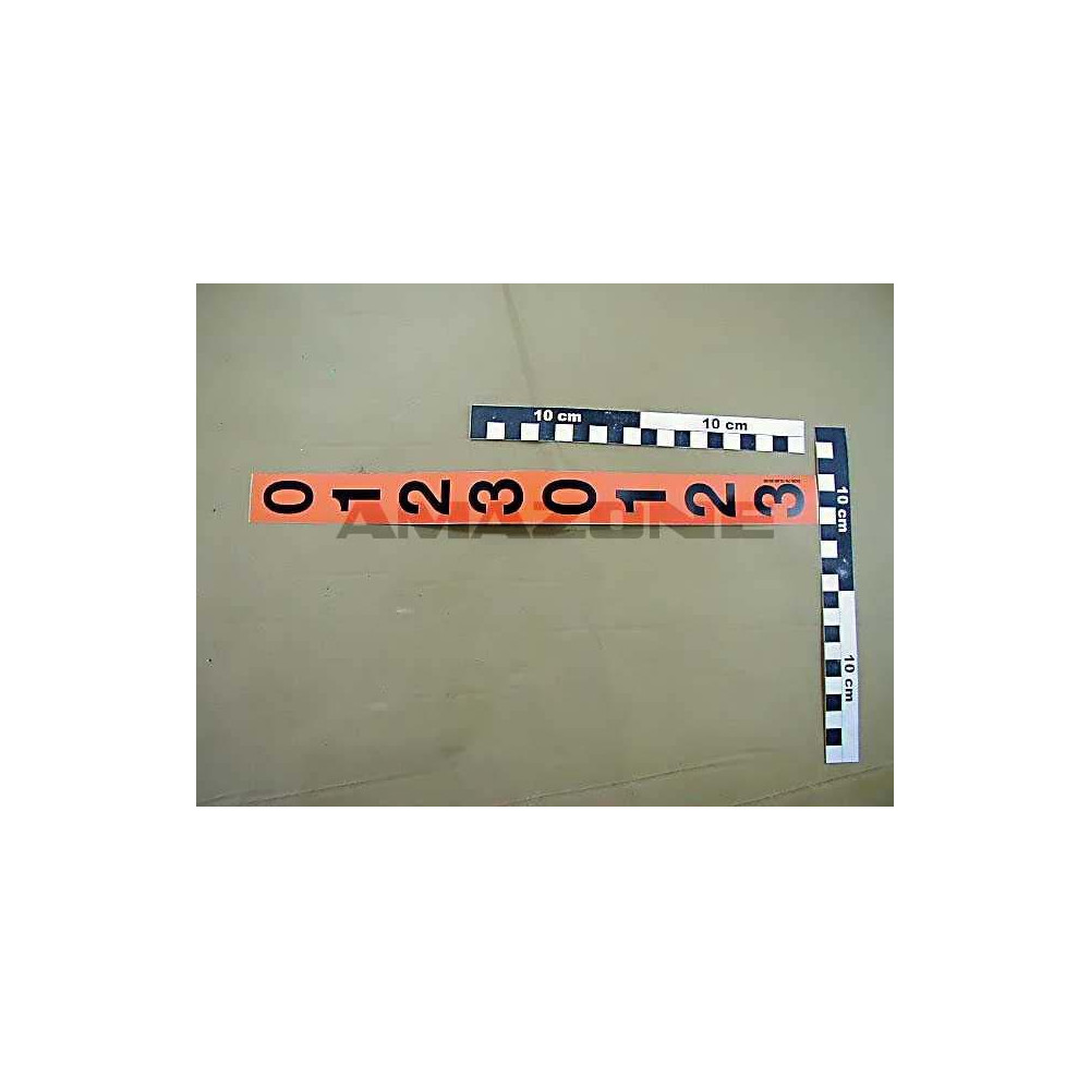 Autocollant 4 passages trappes inox 3630200 Amazone