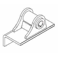 Support rouleaux gauche Réf. 78105651 - AMAZONE Support rouleaux gauche Réf. 78105651 - AMAZONE