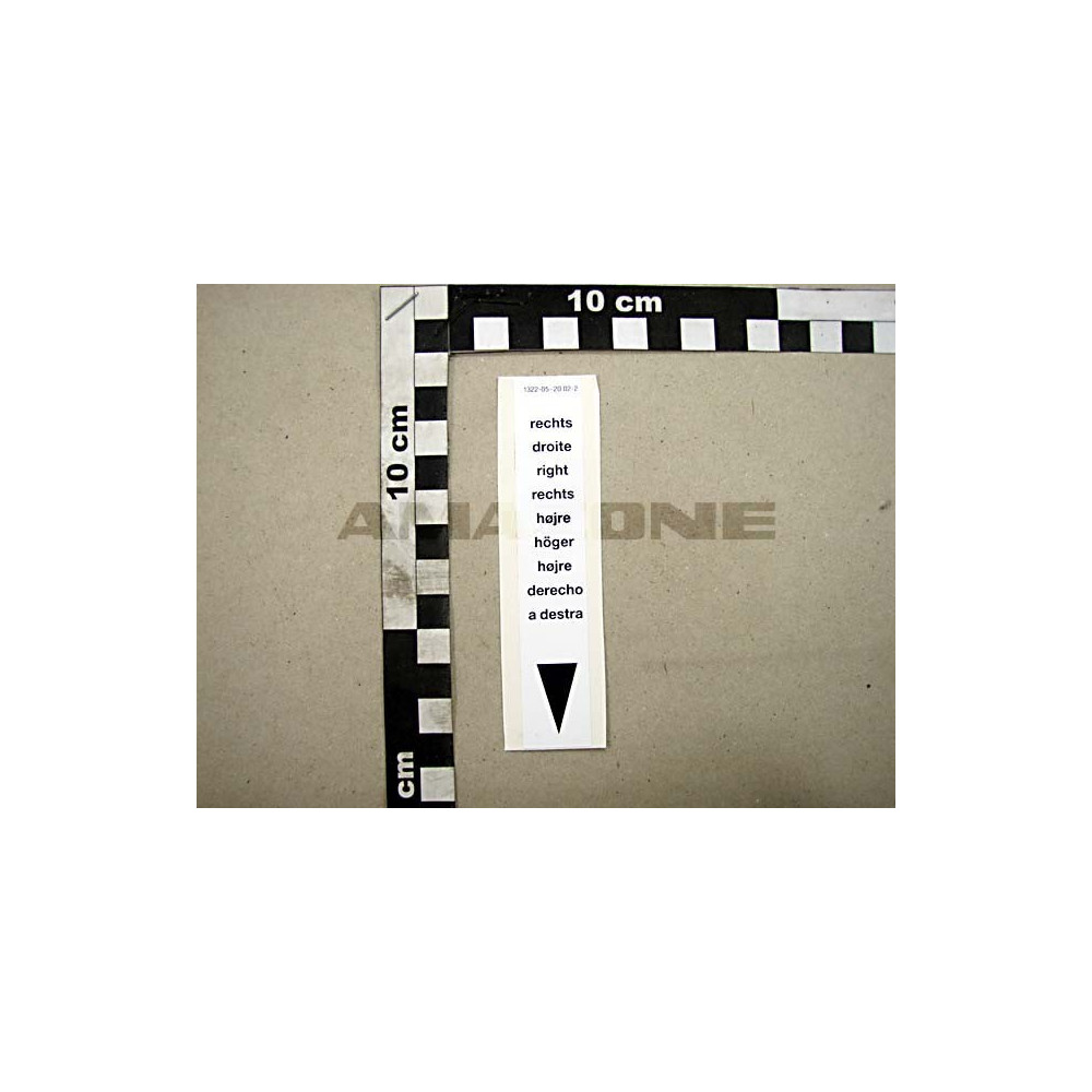 Autocollant droite disque 912726 Amazone