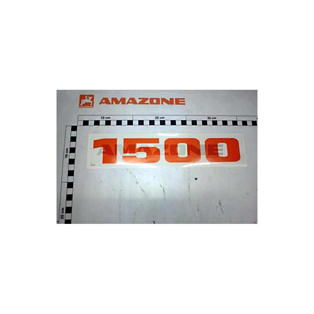 Autocollant 1500 orange H 913945 Amazone