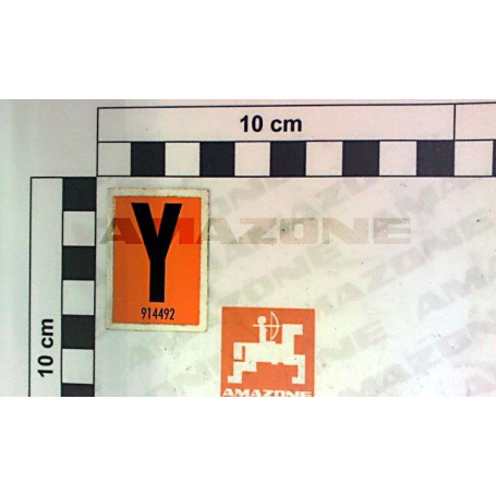 AUTOCOLLANT ED01/02 Y Réf. 914492 AMAZONE AUTOCOLLANT ED01/02 Y Réf. 914492 AMAZONE