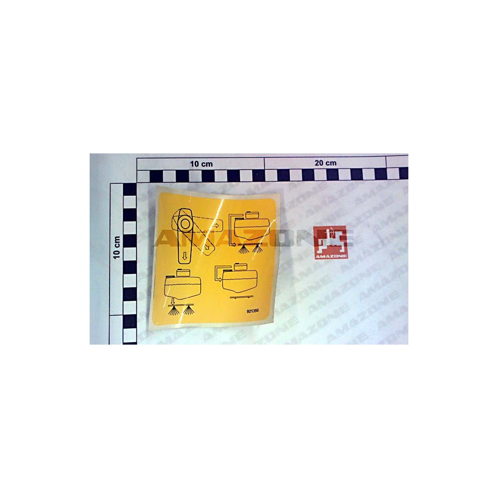 Autocollant : rincer 921350 Amazone