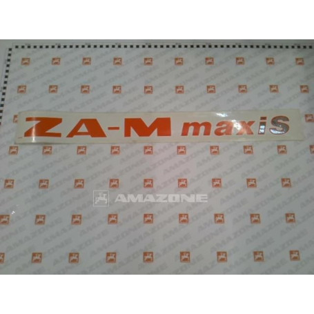 AUTOCOLLANT ZAM MAXIS H.65 ORANGE Réf. 922784 AMAZONE AUTOCOLLANT ZAM MAXIS H.65 ORANGE Réf. 922784 AMAZONE