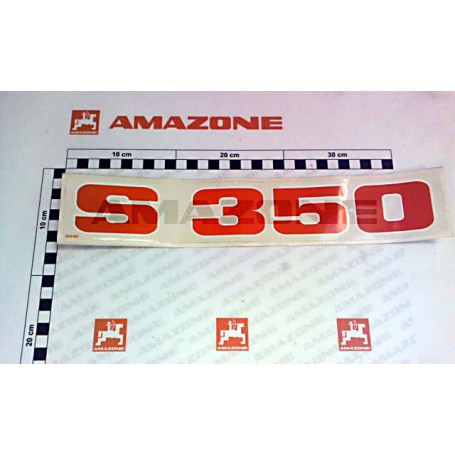 Autocollant ZA-M "S 350" Réf. 924182 - AMAZONE Autocollant ZA-M "S 350" Réf. 924182 - AMAZONE