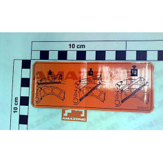 Autocollant "TERRAGE ELEMENT" ED-02 Réf. 925027 - AMAZONE Autocollant "TERRAGE ELEMENT" ED-02 Réf. 925027 - AMAZONE