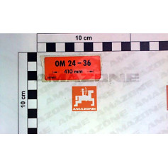 AUTOCOLLANT OM 24-36 _300M_ Réf. 927863 AMAZONE AUTOCOLLANT OM 24-36 _300M_ Réf. 927863 AMAZONE