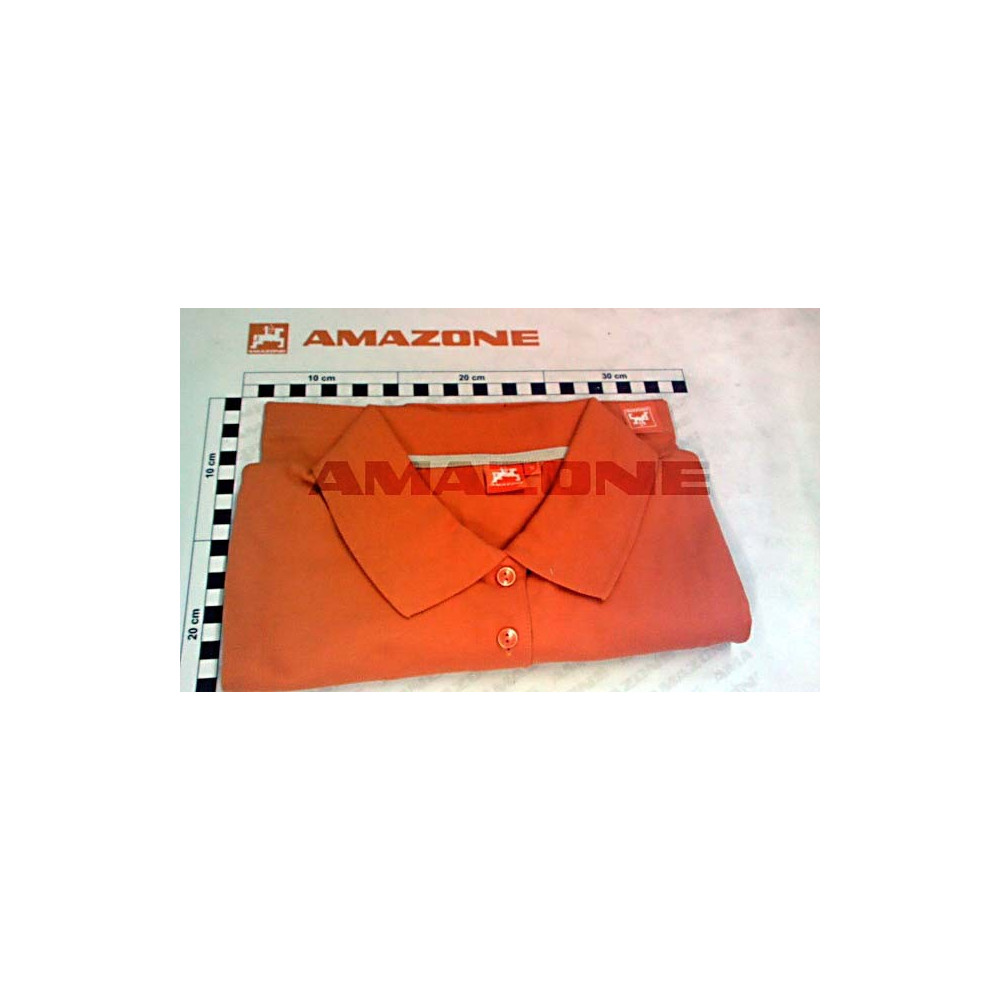 Polo femme orange S 930477 Amazone